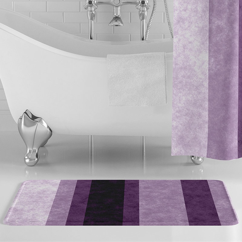 Purple Bathroom - Etsy