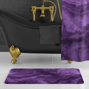 Dark purple bathroom rugs and towels hotsell