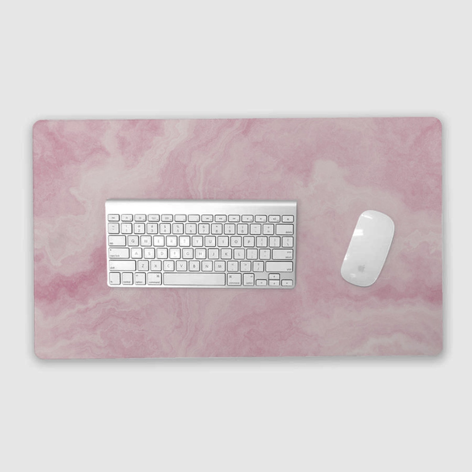 Rose Quartz Desk Mat Pink Marble Desk Pad Desk Accessory Etsy