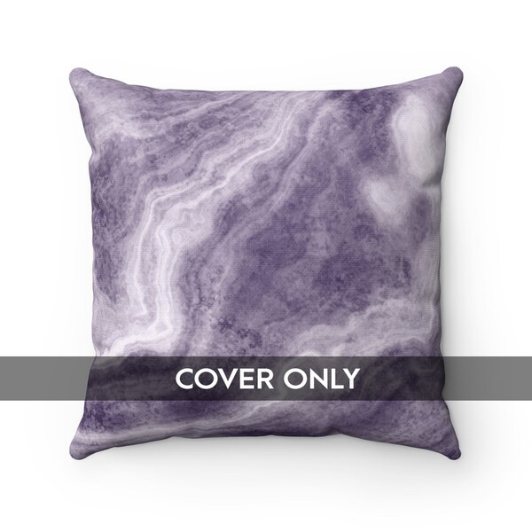 Purple Gray Pillow Etsy