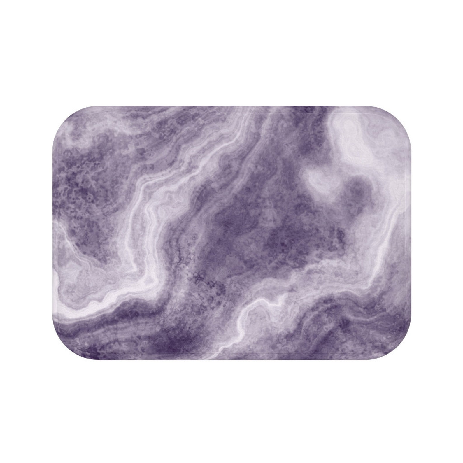 Amethyst Marble Bath Mat Purple Marble Bathroom Decor Geode | Etsy