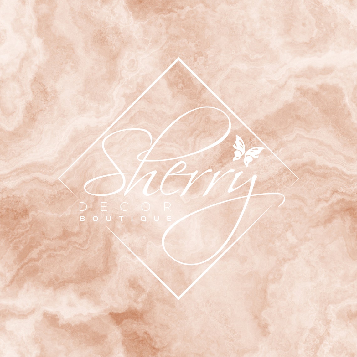 Cortina de ducha de mármol de melocotón 71 x74 | Etsy