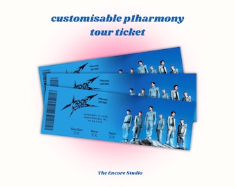 Customisable P1HARMONY Tour Concert Ticket | DIGITAL DOWNLOAD