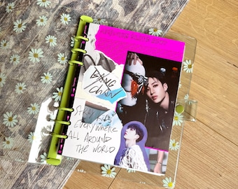 Handmade Stray Kids Bang Chan A5 Binder Cover / Divider | DIGITAL DOWNLOAD | Kpop Collection Supplies