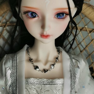 BJD 1/3 doll necklace with hearts