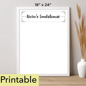 2025 Calendar Printable | 18 x 24 Memo Board | Homeschool Whiteboard | Wall Calendar PDF |  Yearly Calendar | Monthly Planner - 18105