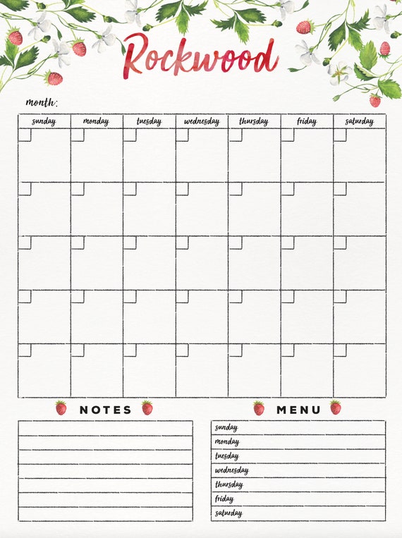Dry Erase Family Calendar Printable Easy Tutorial