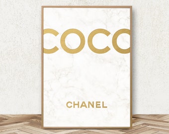 Coco chanel poster | Etsy