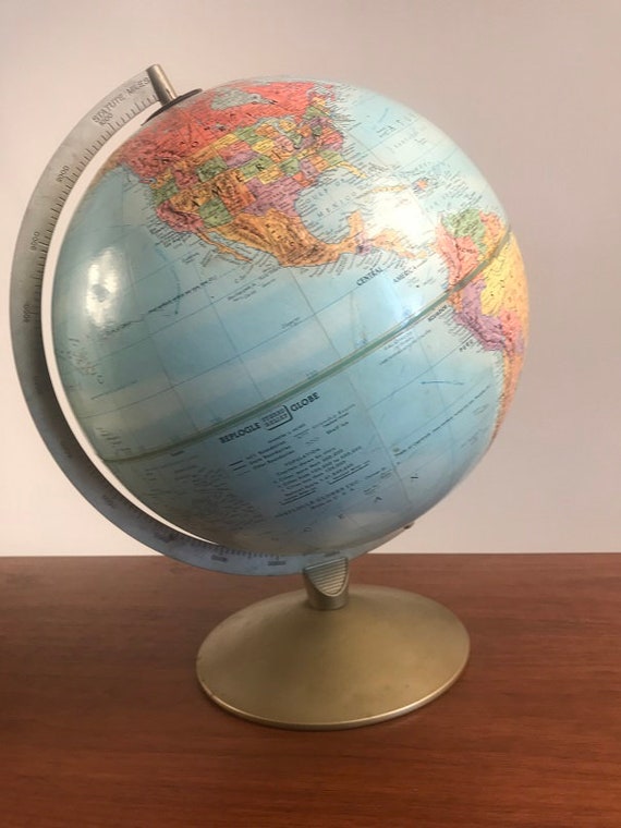 Vintage World Globe Etsy