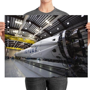 SpaceX Falcon 9 Hanger Poster - High Quality Wall Art