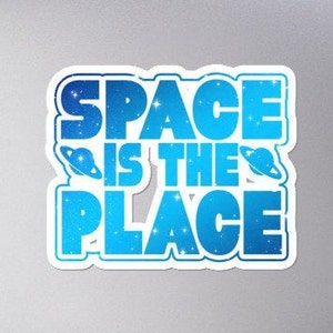 Sticker ruimte is de plaats sterren Outer Space decal auto bumper stickers