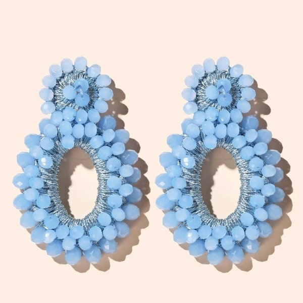 Long Light Earrings Etsy