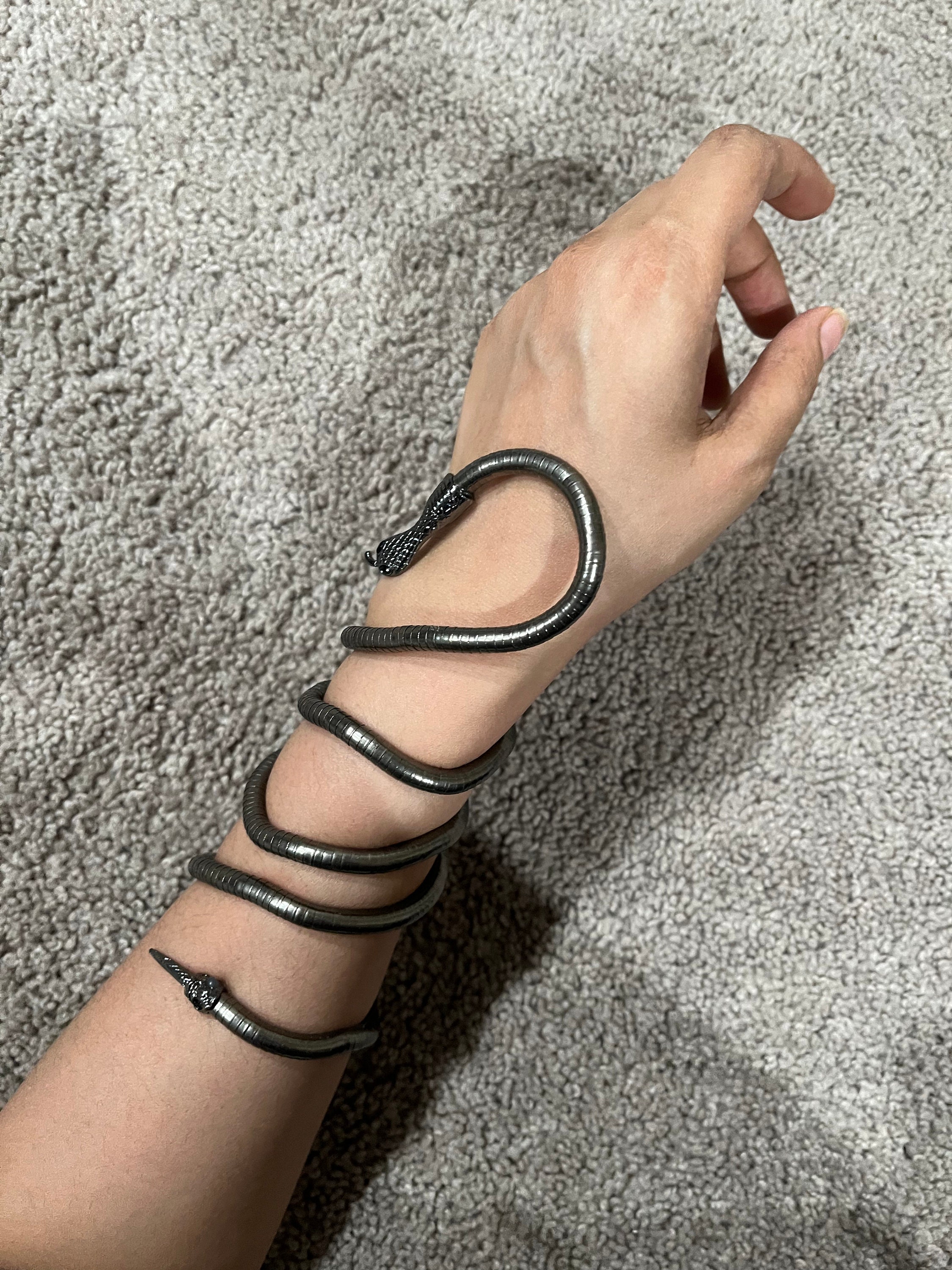 Medusa Serpent Cuff – Evil Pawn Jewelry