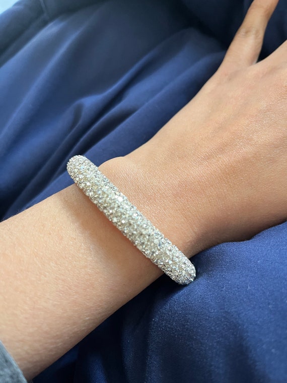 Rhinestone bangle deals bracelet