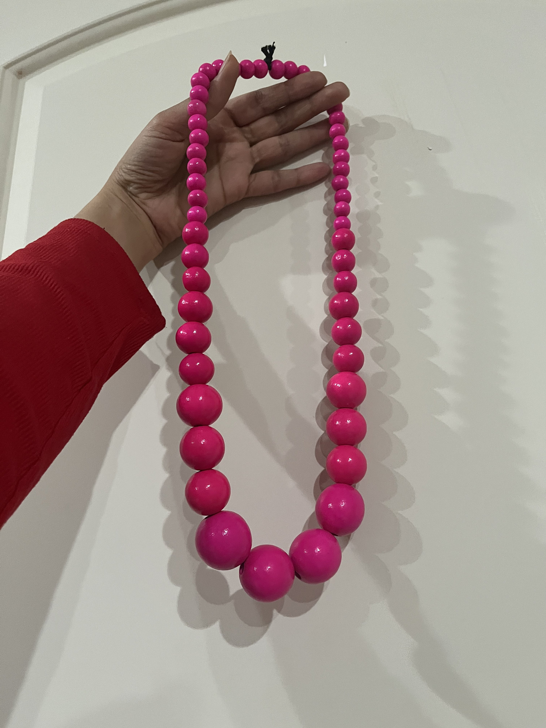 Hot Pink Beads 