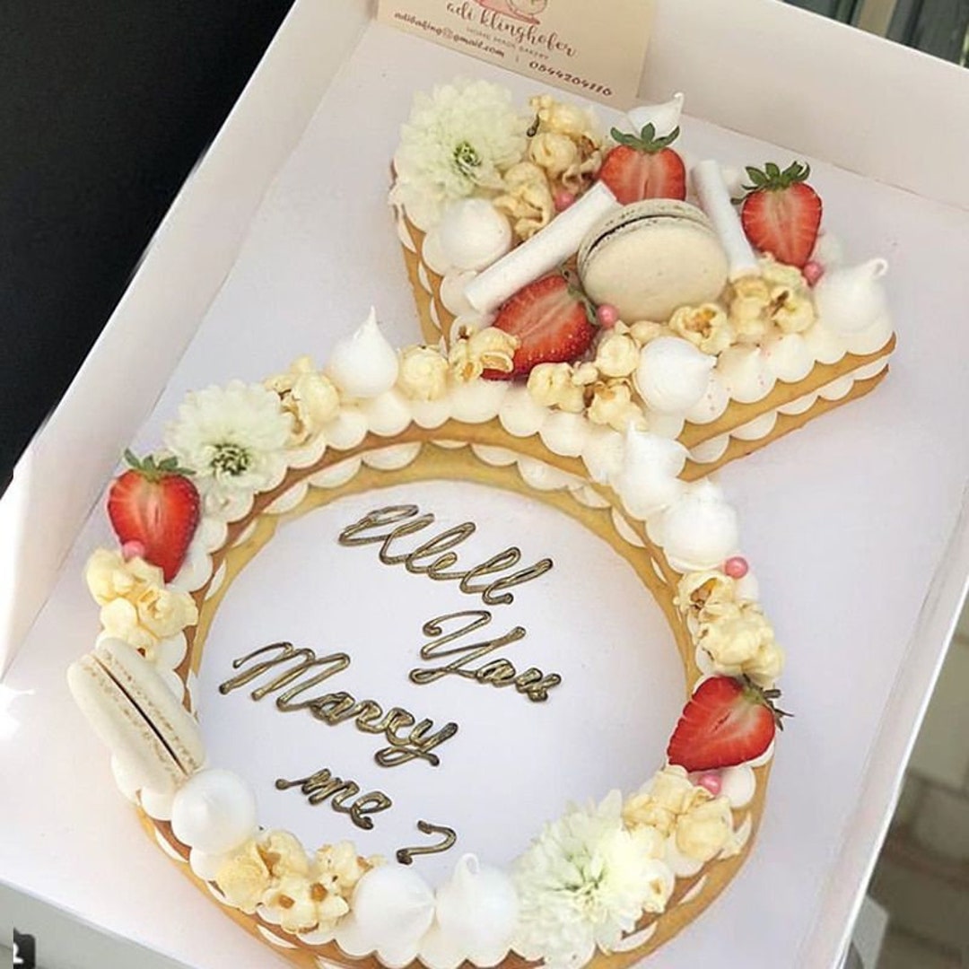 10pcs Diamond Ring Shaped Cake Toppers Cupcake Picks Birthday Party Wedding  Dessert Decoration | SHEIN USA