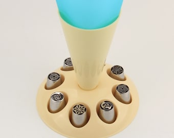 Cream Piping nozzles Storage Rack