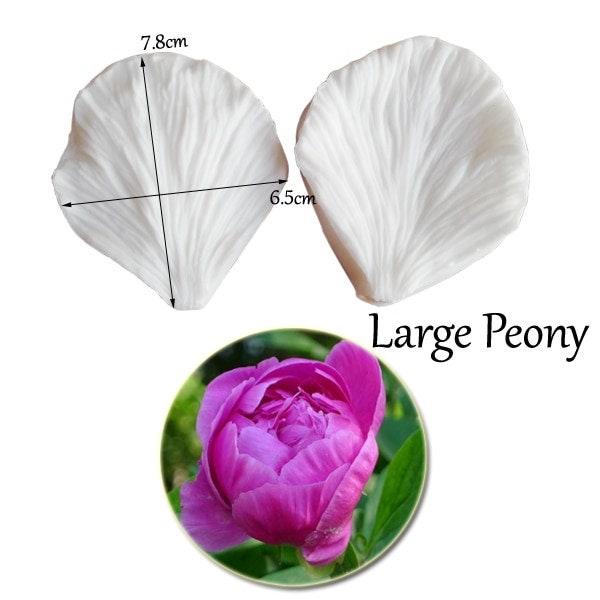 Rose Petal Large Silicone Mold Sculpting & Forming Tools