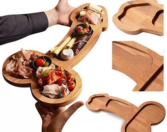 Wooden Aperitif Board with a unique design