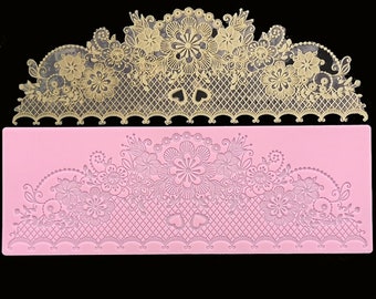 Lace Silicone Mold Wedding Cake Edge Decoration