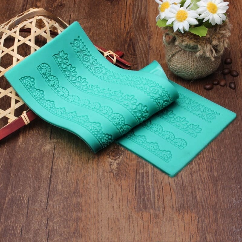 Lace Mold Fondant Cake Lace Silicone Mold Mousse Border Etsy