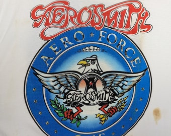 AEROSMITH 1988 T-Shirt Vintage une tournée