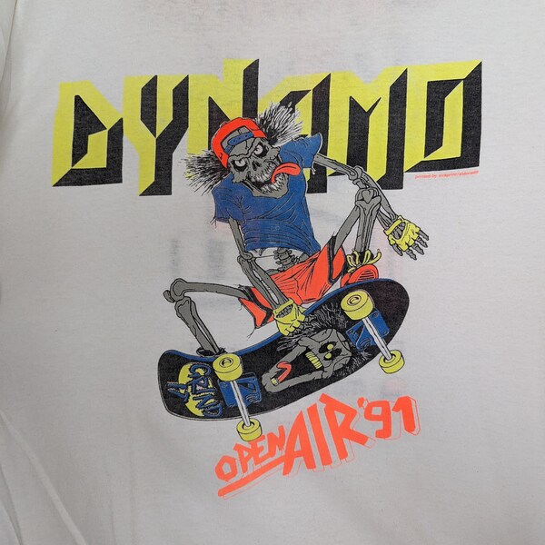 DYNAMO 1991 Vintage T-Shirt The Open Air Festival Holland