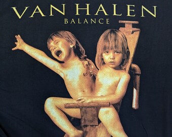 VAN HALEN 1995 T-Shirt vintage Balance / Tournée européenne
