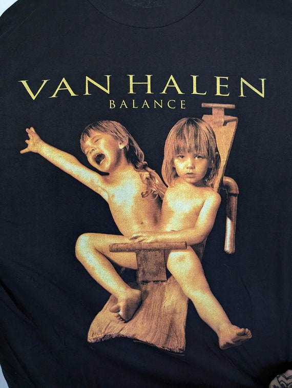 VAN HALEN 1995 Vintage T-Shirt Balance / European… - image 1