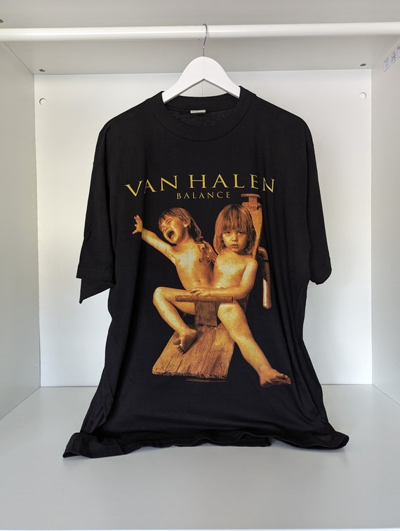 VAN HALEN 1995 Vintage T-Shirt Balance / European… - image 2