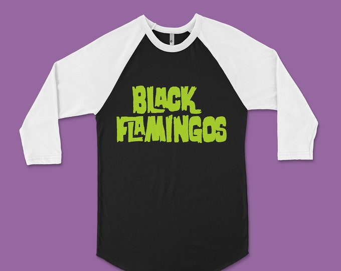 Black Flamingos “Are You Afraid of the Dark?” Logo Raglan