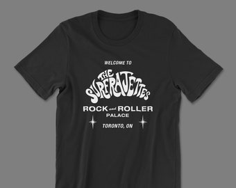 The Surfrajettes "Rock and Roller Palace" Souvenir T (Black)