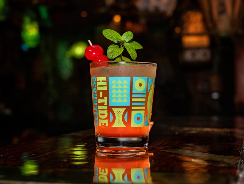 Hi-Tide x Cellar 335 ESCAPE Mai Tai Glass