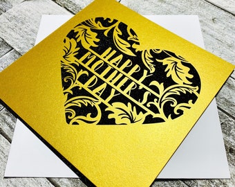 Happy Mothers Day Card, Mothers Day Card, Card for Mum, Mums Card, Mothers Day, Card for Her, Mum card, Mothers Day Gift, Handmade, Lasercut