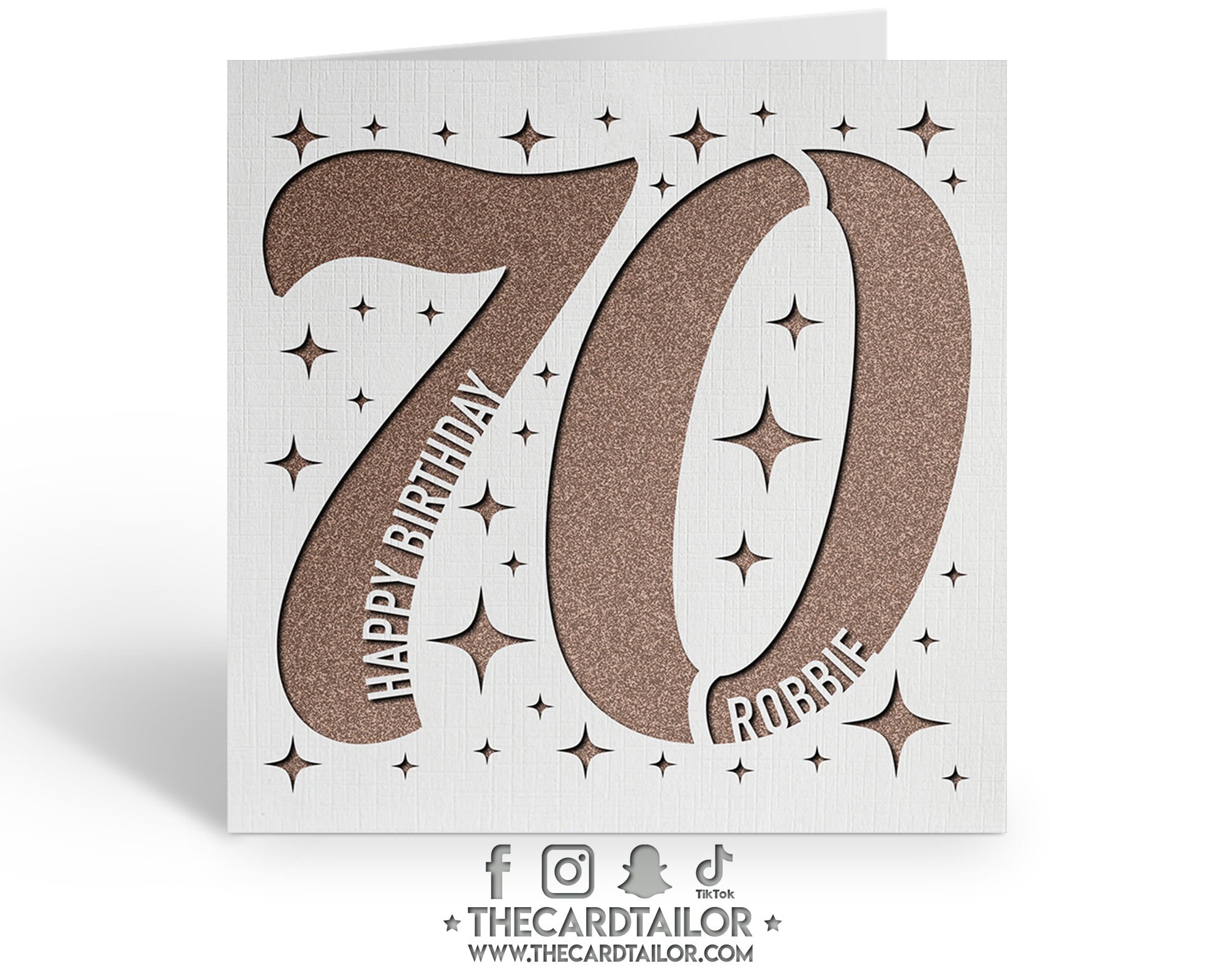 70th Birthday Cards - Etsy