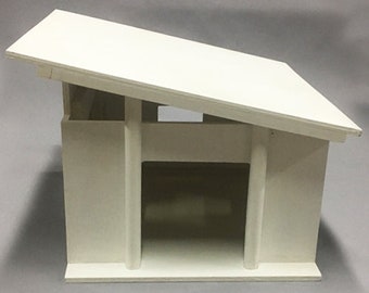 Modern Wooden Dog/Cat House Removable top