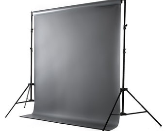 Photo Gray Vinyl Backdrop 5'W x 7'H