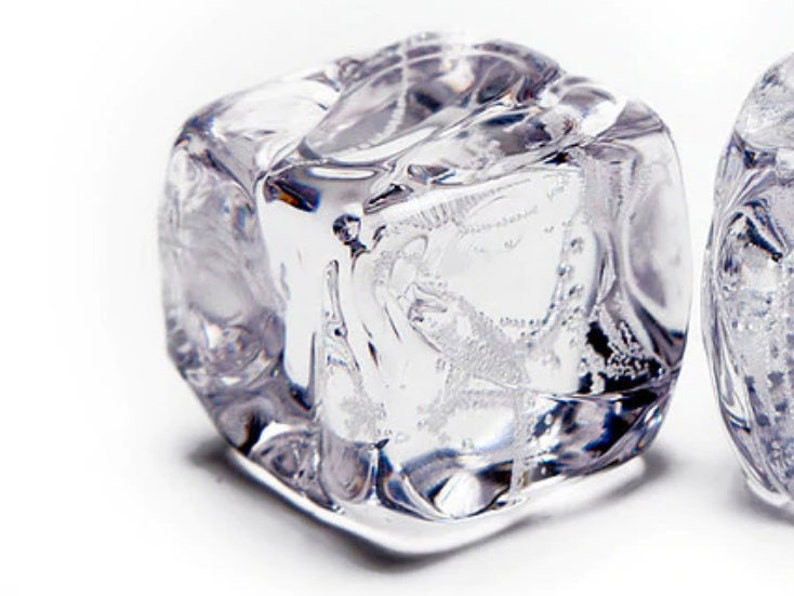 FAKE ICE CUBE Acrylic 1 Piece Etsy