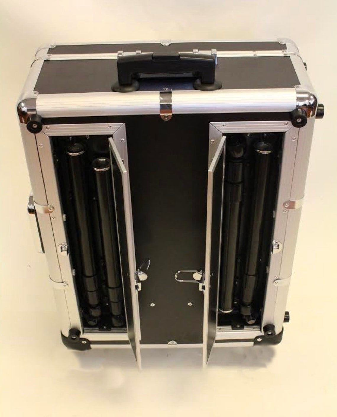 Folding Portable Lighted Makeup Station Table Etsy