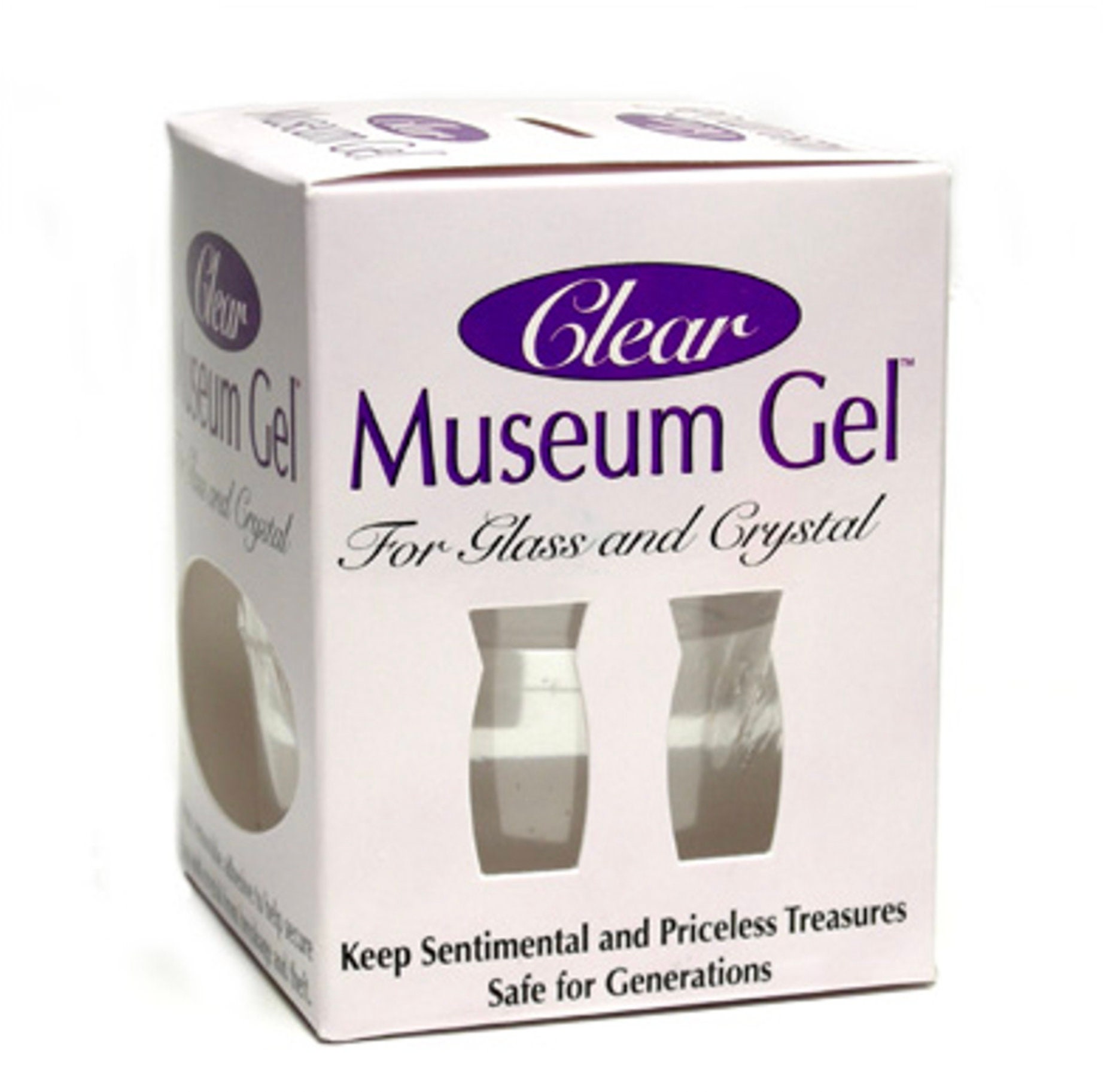 Clear Museum Gel - 4 oz. Non-Toxic - For Glass, Crystal, Collectibles,  Ceramics