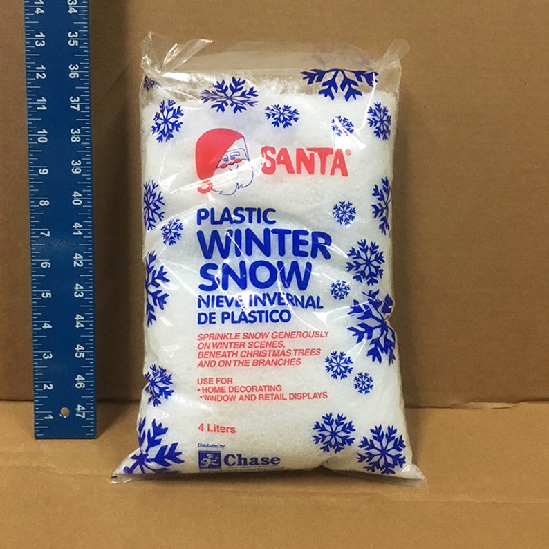 Fake Snow Flakes 6 oz Etsy