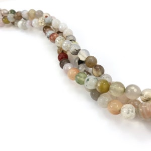 AGATE BEADS | 10mm Faceted Agate Rounds in a Multicolored Pastel Mix