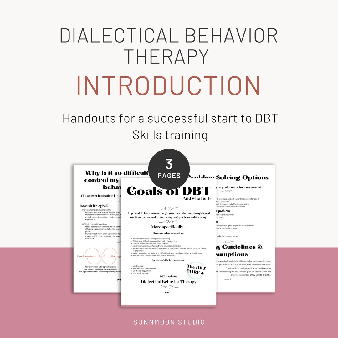 DBT Introduction Handouts - Etsy Australia