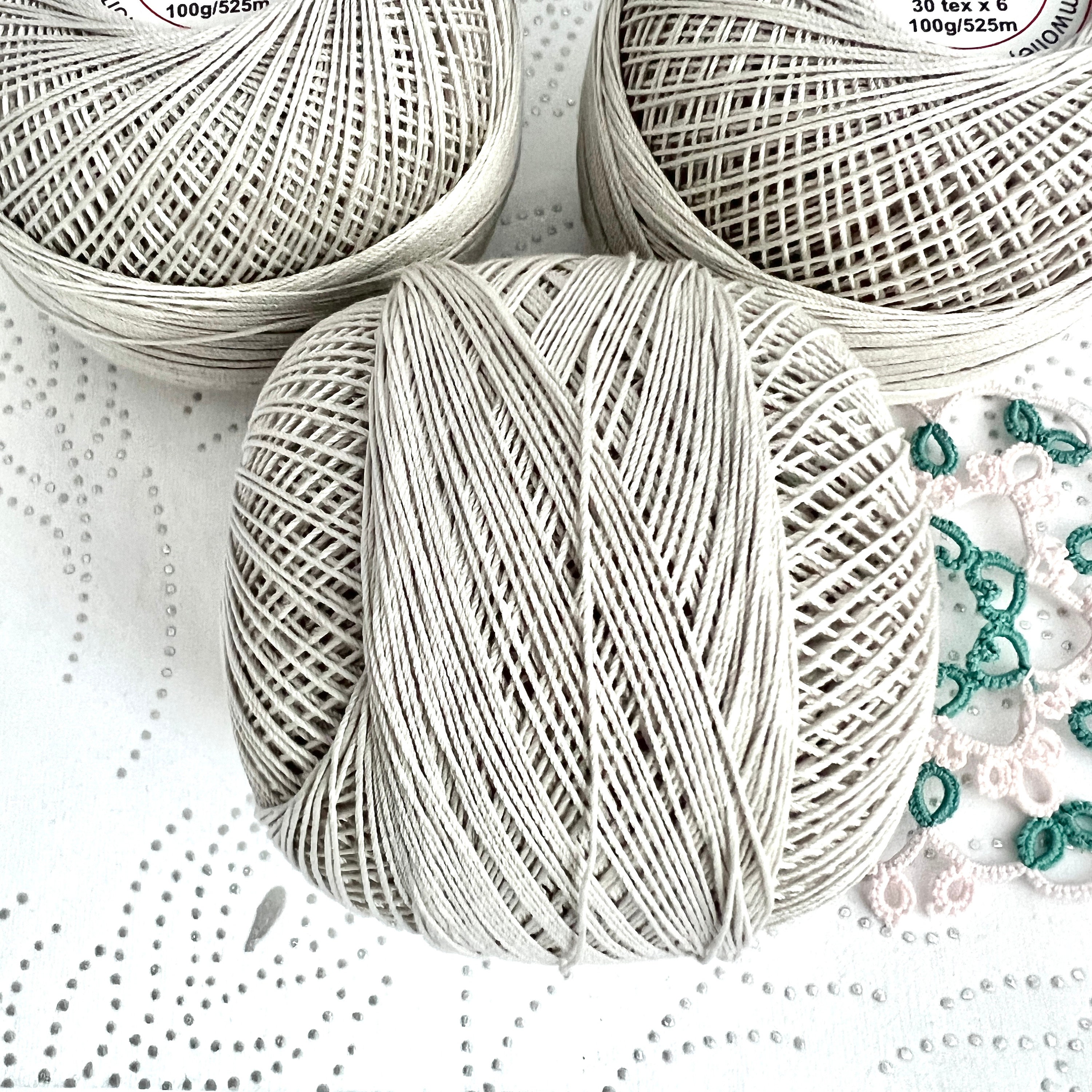10 Pieces Thread Mercer Cotton Crochet Thread Yarn Craft Tatting