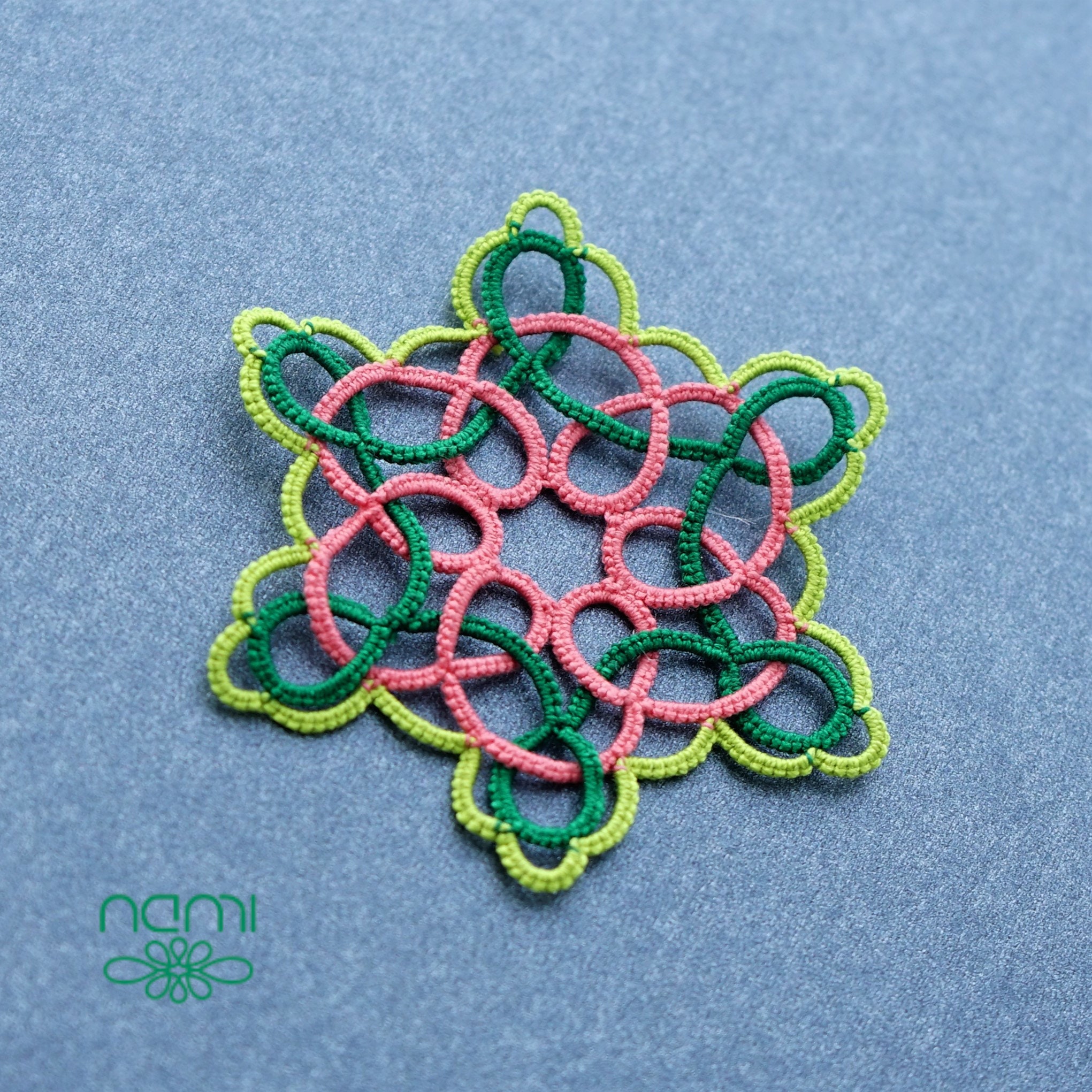 Celtic Christmas Star Tatting Tutorial Step by Step Pdf Etsy