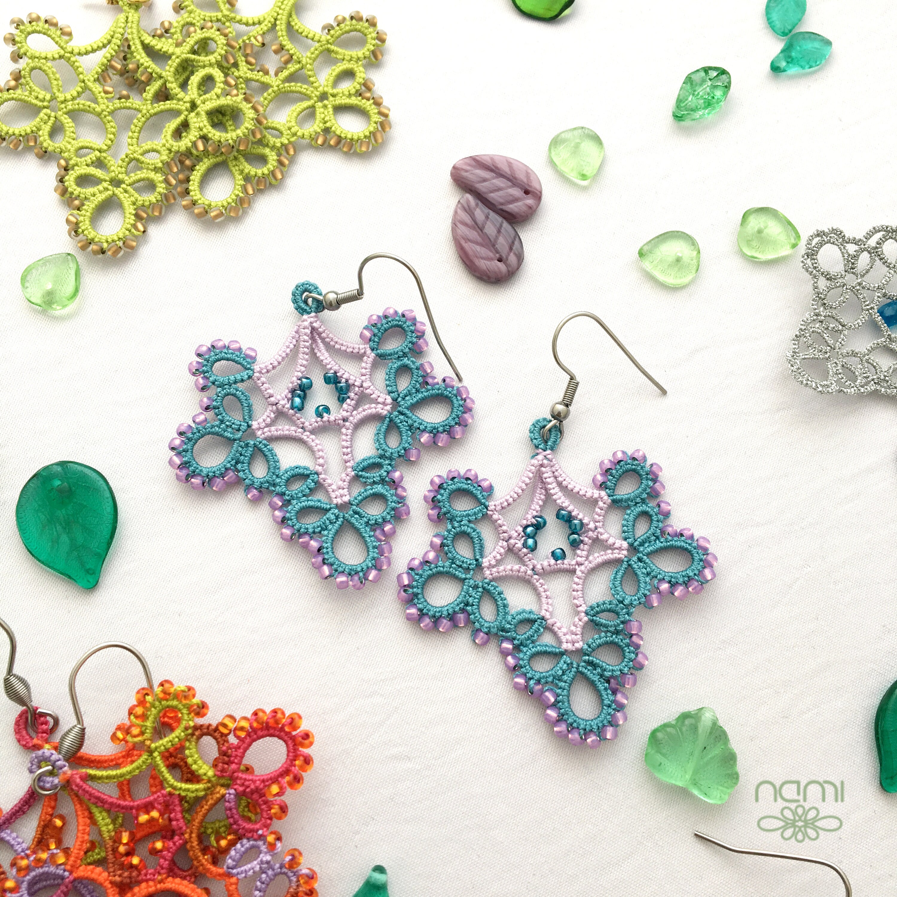 Tutorial for Tatting Shuttle Earrings Tatting Pattern Etsy