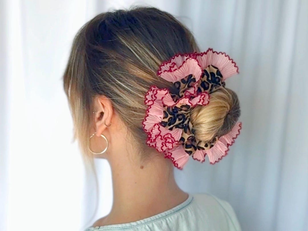 ヘアアクセサリー [PRIMAUTE] Leopard Rose Scrunchie ヘアアクセサリー [PRIMAUTE] Leopard Rose Scrunchie Leopard