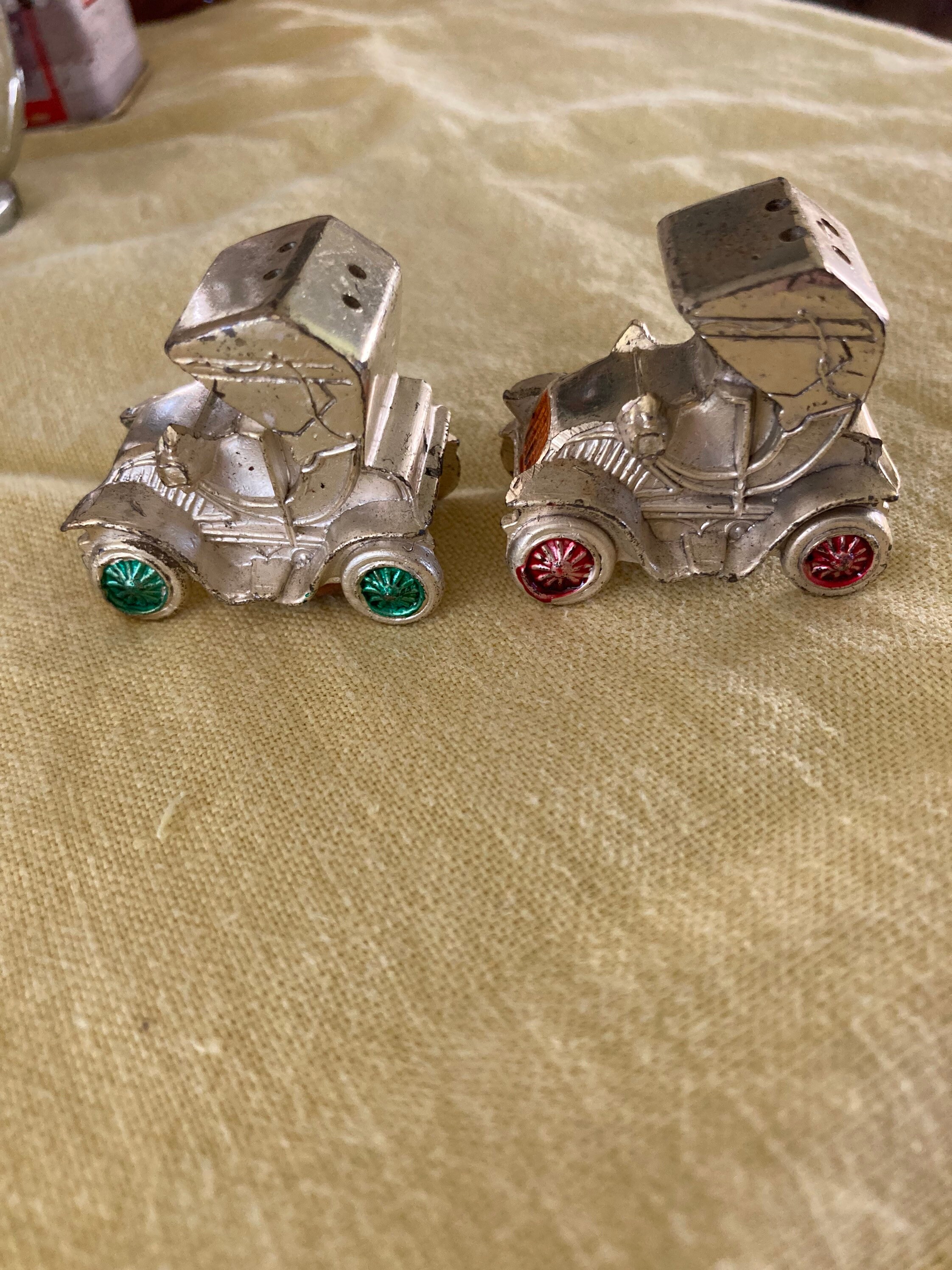 Vintage Metal Cars Salt and Pepper Shaker Collectible - Etsy