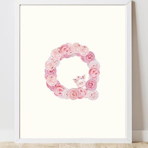 Letter Poster Q, ABC Poster Q, Kids Gift, Kids Room Decor, Letters Wool, Learning Poster, Alphabet, Digital Print, Instant Download