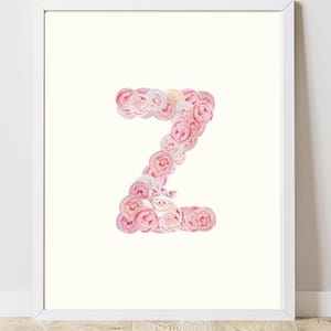 Letter poster Z, ABC poster Z, capital letter Z, learning poster, kids gift, kids room decor, alphabet, digital print, instant download
